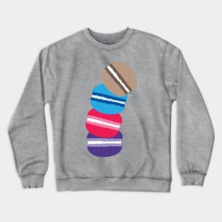 Colorful macaron Crewneck Sweatshirt